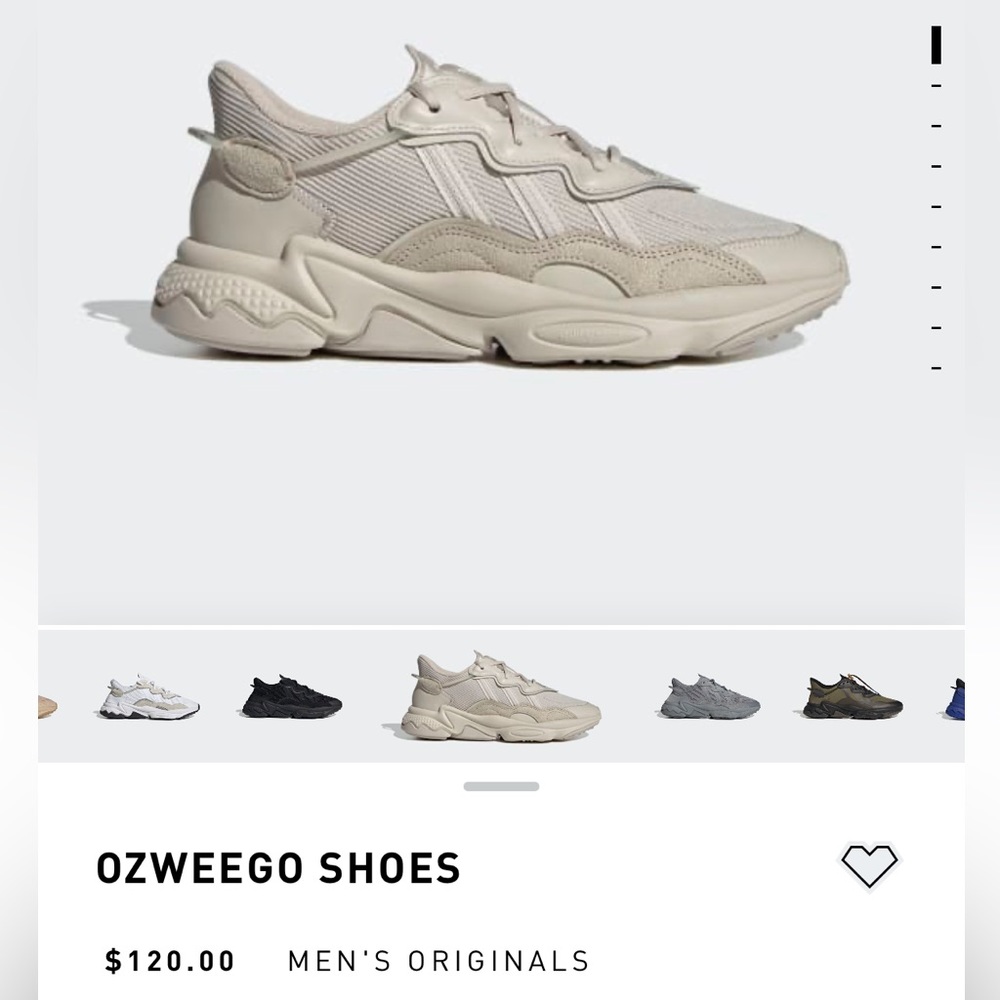 Adidas Beige Osweego Sneakers